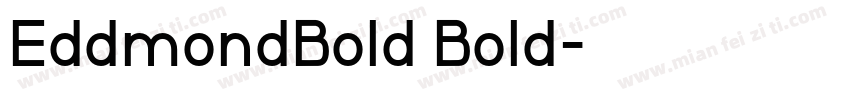 EddmondBold Bold字体转换
